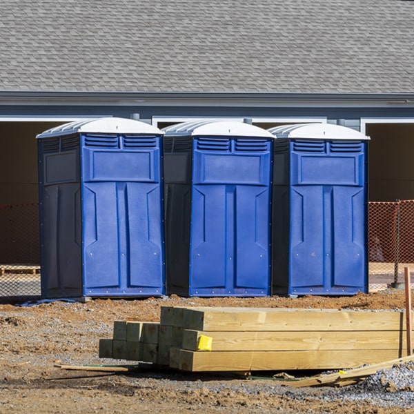 are there any restrictions on where i can place the porta potties during my rental period in Cresco Iowa